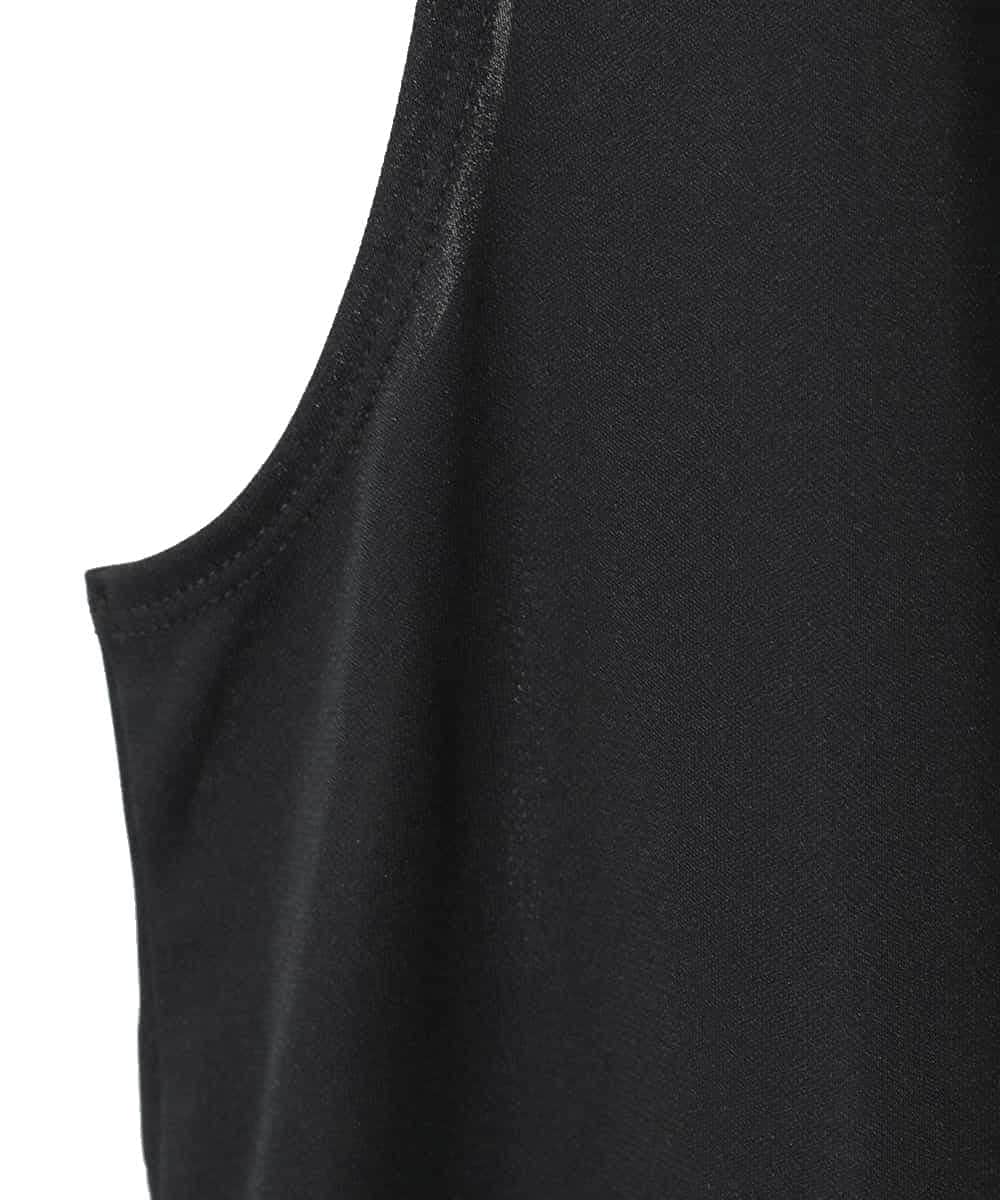RMKGE76069 HIROKO BIS GRANDE(ヒロコ ビス グランデ) 【大きいサイズ】ベーシックインナータンクトップ /洗濯機で洗える ブラック