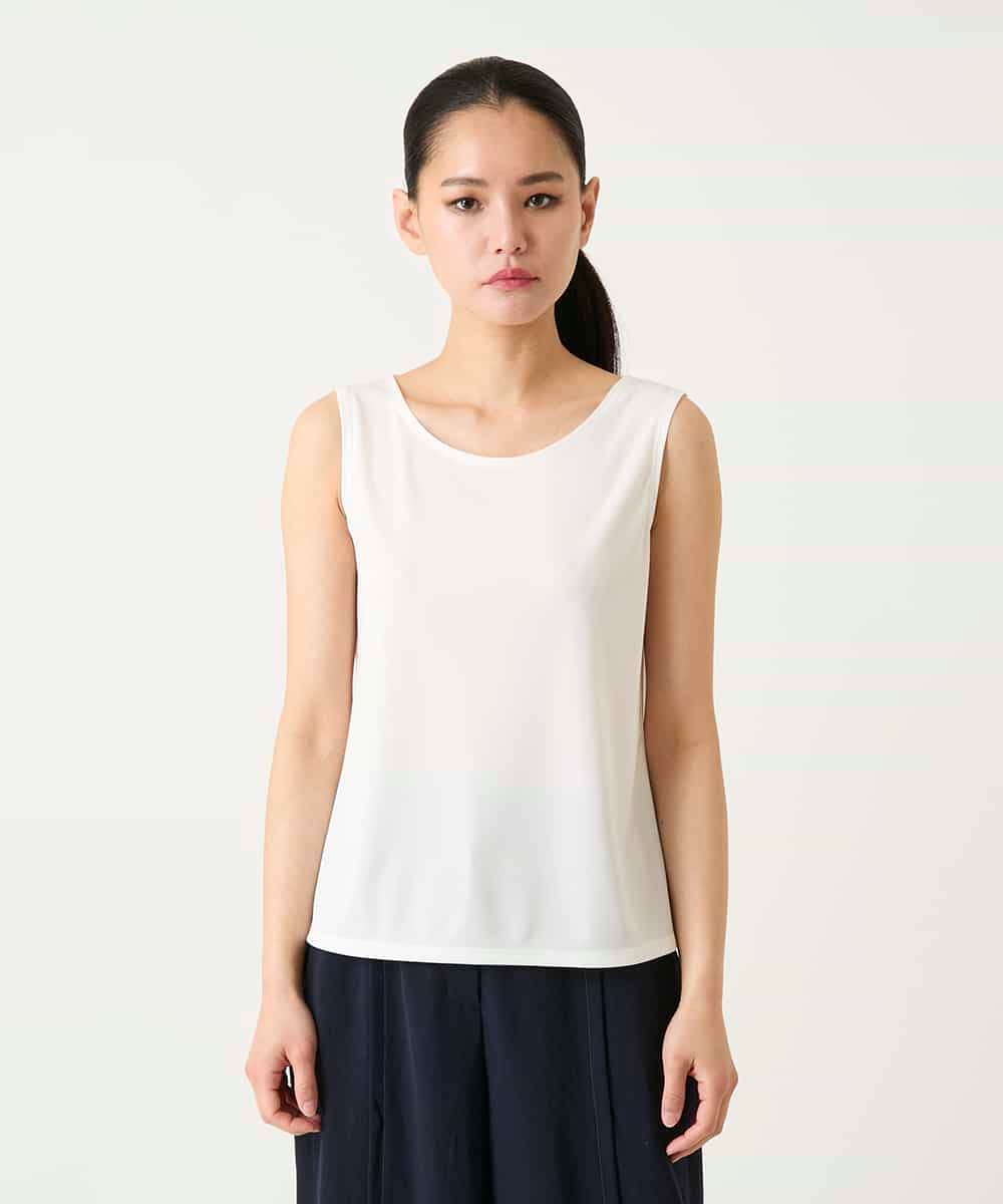 RMKGE76069 HIROKO BIS GRANDE(ヒロコ ビス グランデ) 【大きいサイズ】ベーシックインナータンクトップ /洗濯機で洗える ブラック