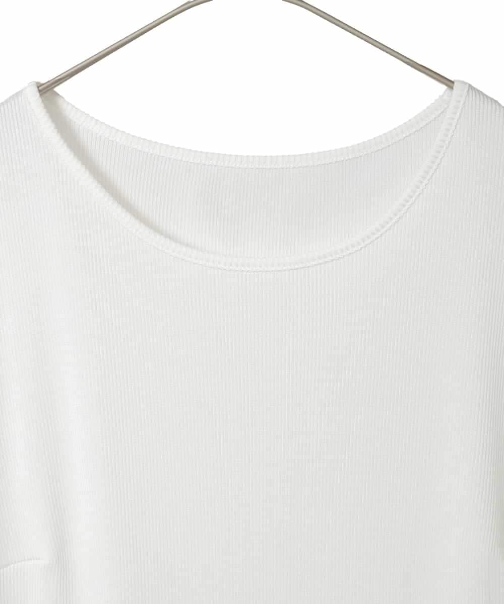 RMKGE80098 HIROKO BIS GRANDE(ヒロコ ビス グランデ) キャップスリーブデザインカットソー ホワイト