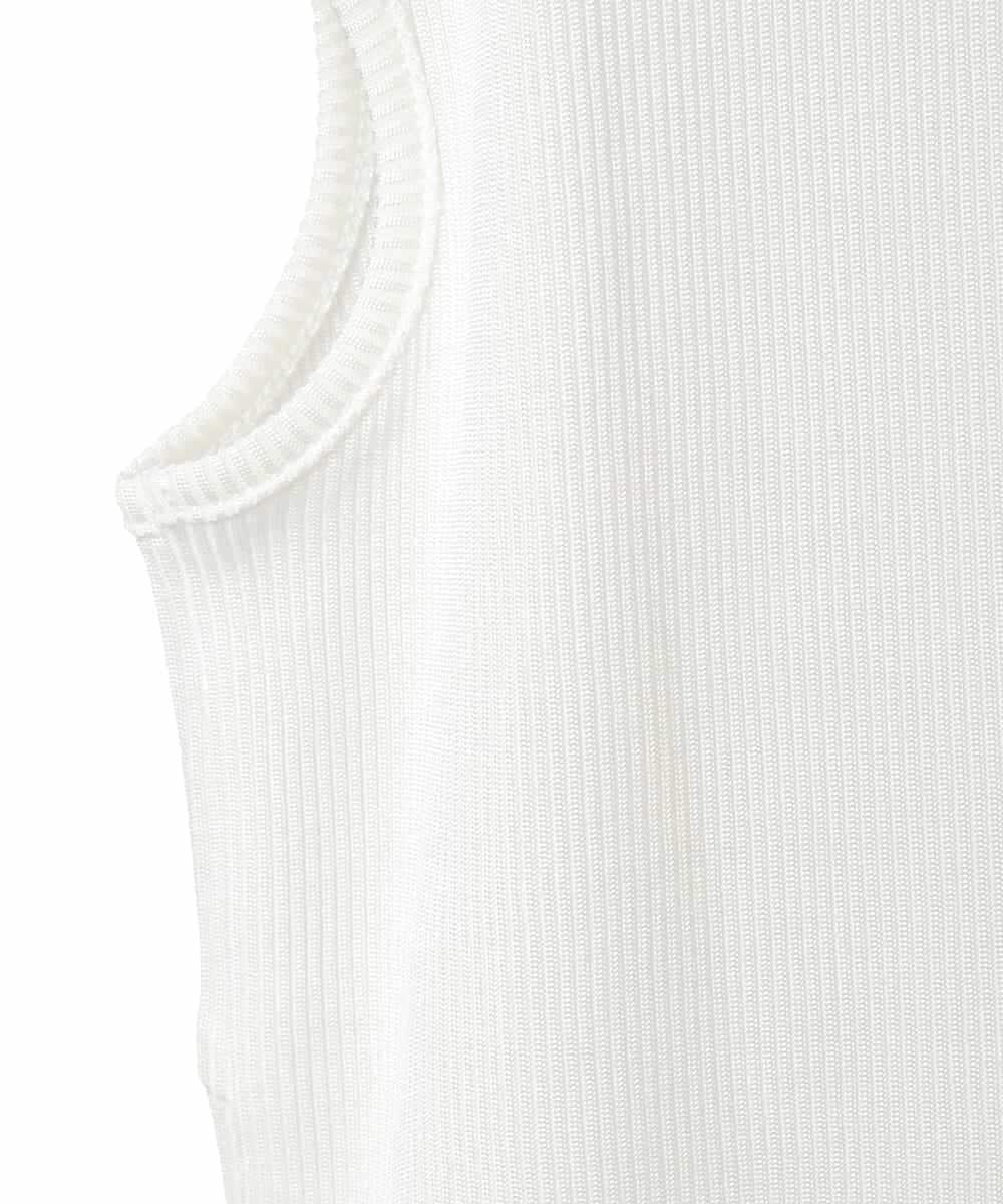 RMKGE80098 HIROKO BIS GRANDE(ヒロコ ビス グランデ) キャップスリーブデザインカットソー ホワイト