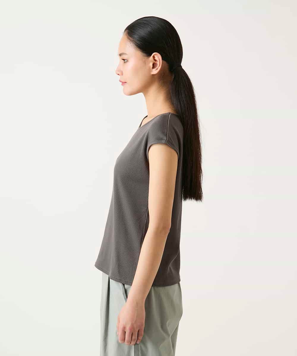 RMKGE80098 HIROKO BIS GRANDE(ヒロコ ビス グランデ) キャップスリーブデザインカットソー ホワイト