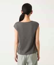 RMKGE80098 HIROKO BIS GRANDE(ヒロコ ビス グランデ) キャップスリーブデザインカットソー ホワイト