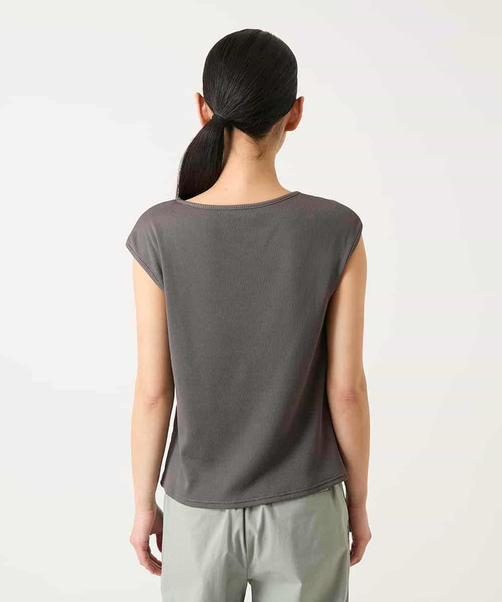 RMKGE80098 HIROKO BIS GRANDE(ヒロコ ビス グランデ) キャップスリーブデザインカットソー ホワイト