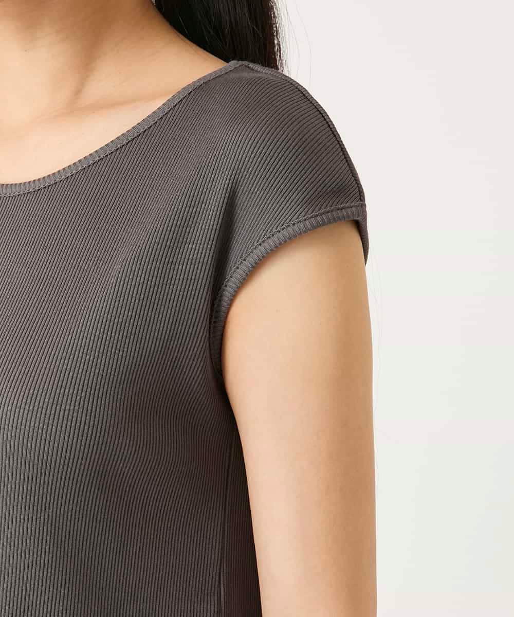 RMKGE80098 HIROKO BIS GRANDE(ヒロコ ビス グランデ) キャップスリーブデザインカットソー ホワイト