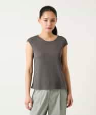 RMKGE80098 HIROKO BIS GRANDE(ヒロコ ビス グランデ) キャップスリーブデザインカットソー ホワイト