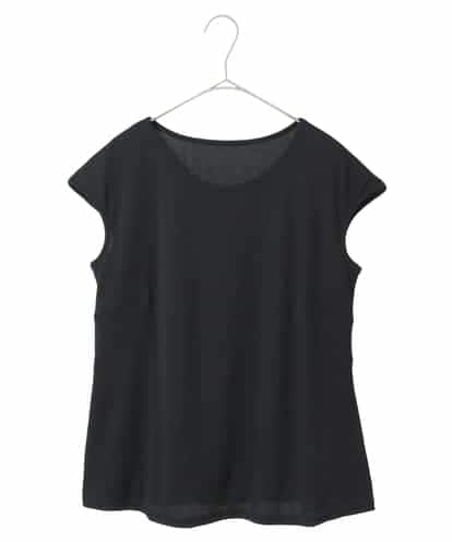 RMKGE80098 HIROKO BIS GRANDE 【大きいサイズ】キャップスリーブデザインカットソー