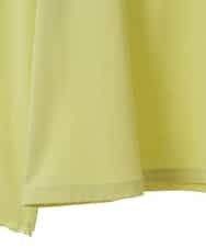 RMKGW75160 HIROKO BIS GRANDE(ヒロコ ビス グランデ) 【大きいサイズ】配色メロウハイネックカットソー /洗濯機で洗える イエロー