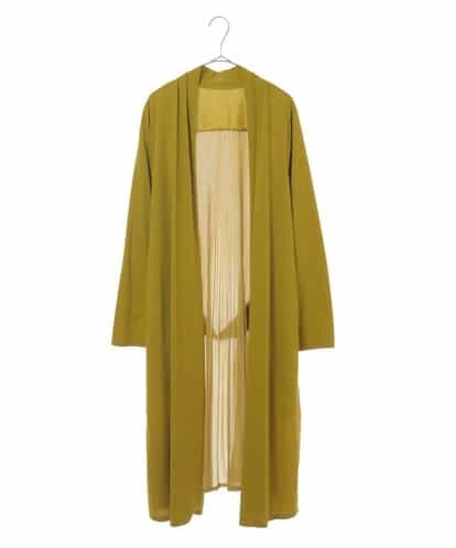 RMKIH37230 HIROKO BIS GRANDE 【洗える】シフォンプリーツ ロングカーディガン