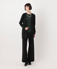 RMLAV77190 HIROKO BIS GRANDE(ヒロコ ビス グランデ) 2WAYストレッチストレートワイドパンツ グリーン