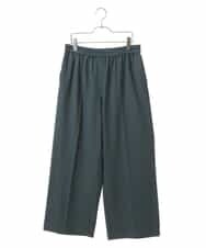 RMLAV77190 HIROKO BIS GRANDE(ヒロコ ビス グランデ) 2WAYストレッチストレートワイドパンツ グリーン