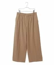 RMLAV77190 HIROKO BIS GRANDE(ヒロコ ビス グランデ) 2WAYストレッチストレートワイドパンツ ベージュ