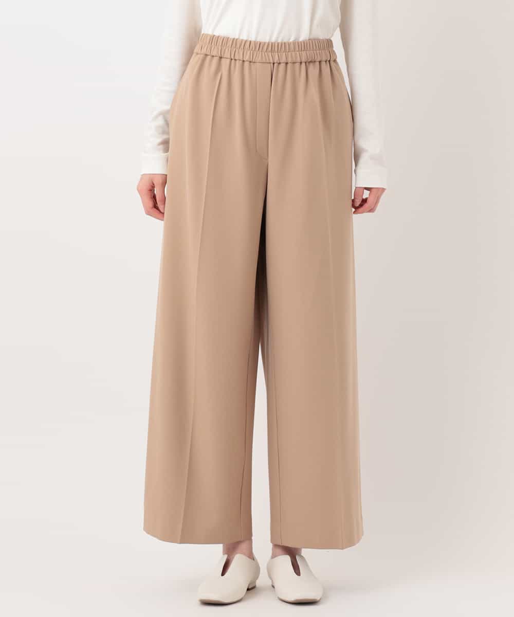 RMLAV77190 HIROKO BIS GRANDE(ヒロコ ビス グランデ) 2WAYストレッチストレートワイドパンツ ベージュ