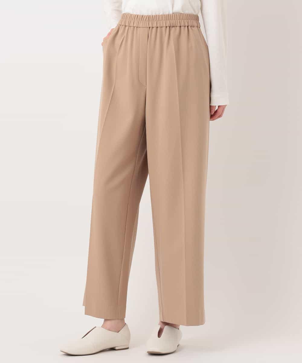 RMLAV77190 HIROKO BIS GRANDE(ヒロコ ビス グランデ) 2WAYストレッチストレートワイドパンツ ベージュ