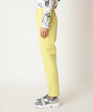 RMLDD81190 HIROKO BIS GRANDE(ヒロコ ビス グランデ) 【先行予約/大きいサイズ】サイドベンツストレッチクロップドパンツ イエロー