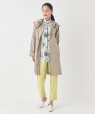 RMLDD81190 HIROKO BIS GRANDE(ヒロコ ビス グランデ) 【大きいサイズ】サイドベンツストレッチクロップドパンツ イエロー