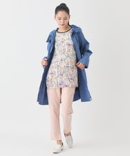 RMLDD81190 HIROKO BIS GRANDE(ヒロコ ビス グランデ) 【大きいサイズ】サイドベンツストレッチクロップドパンツ イエロー