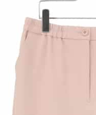 RMLDD81190 HIROKO BIS GRANDE(ヒロコ ビス グランデ) 【大きいサイズ】サイドベンツストレッチクロップドパンツ ピンク