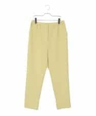RMLDD81190 HIROKO BIS GRANDE(ヒロコ ビス グランデ) 【大きいサイズ】サイドベンツストレッチクロップドパンツ イエロー