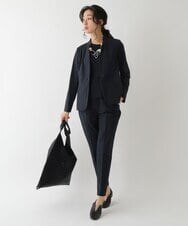 RMLDS72210 HIROKO BIS GRANDE(ヒロコ ビス グランデ) 【洗える】ストレッチタフタシルエットパンツ カーキ