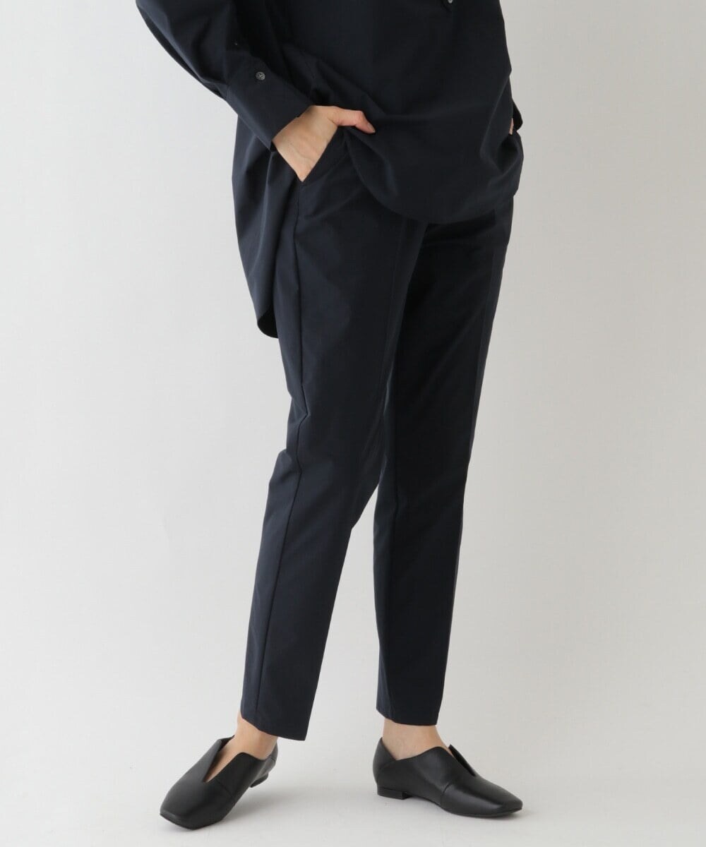 RMLDS72210 HIROKO BIS GRANDE(ヒロコ ビス グランデ) 【洗える】ストレッチタフタシルエットパンツ ネイビー