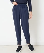 RMLLP65250 HIROKO BIS GRANDE(ヒロコ ビス グランデ) 【洗える】ストレッチジョガーパンツ グリーン