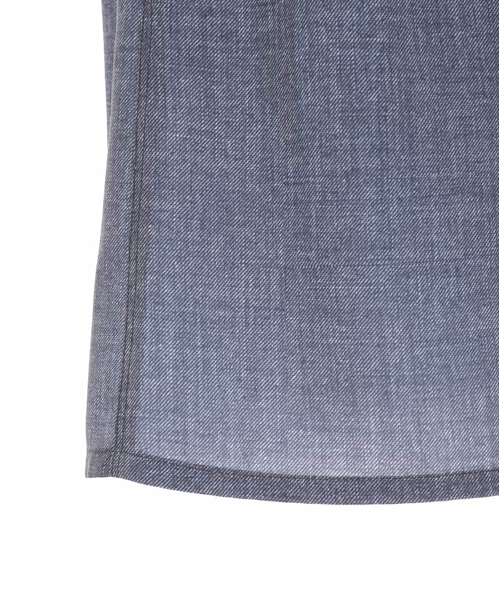 RMPDD53380 HIROKO BIS GRANDE(ヒロコ ビス グランデ) 【大きいサイズ】異素材MIXジャージーワンピース ネイビー