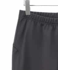 RMQAB86170 HIROKO BIS GRANDE(ヒロコ ビス グランデ) 【大きいサイズ】スリムシルエット裏起毛ストレッチパンツ /洗濯機で洗える ダークグレー