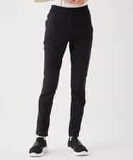 RMQAB86170 HIROKO BIS GRANDE(ヒロコ ビス グランデ) 【大きいサイズ】スリムシルエット裏起毛ストレッチパンツ /洗濯機で洗える ダークグレー