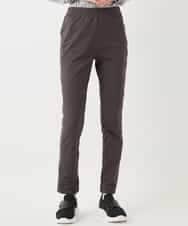 RMQAB86170 HIROKO BIS GRANDE(ヒロコ ビス グランデ) 【大きいサイズ】スリムシルエット裏起毛ストレッチパンツ /洗濯機で洗える ダークグレー