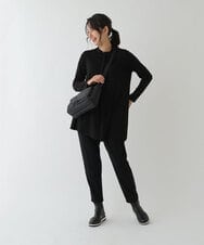 RMQCS60200 HIROKO BIS GRANDE(ヒロコ ビス グランデ) 【洗濯機で洗える/日本製】ストレッチポンチ裏起毛パンツ ブラウン