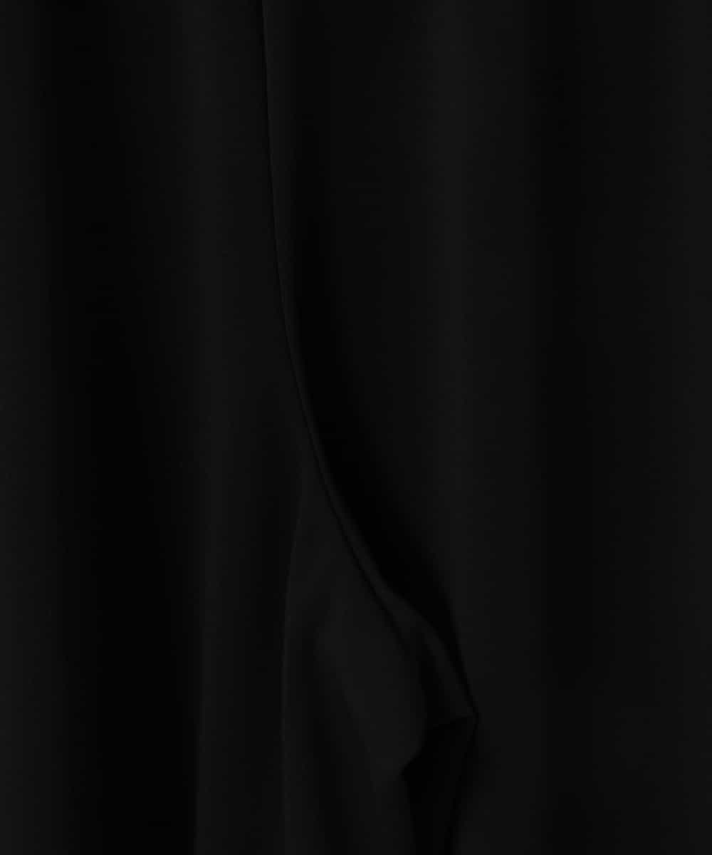 RMQCW85250 HIROKO BIS GRANDE(ヒロコ ビス グランデ) 【大きいサイズ】センタータックワイドシルエットパンツ /洗濯機で洗える ブラック