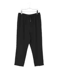 RMQDD81210 HIROKO BIS GRANDE(ヒロコ ビス グランデ) 【大きいサイズ】テーパードイージーパンツ ブラック