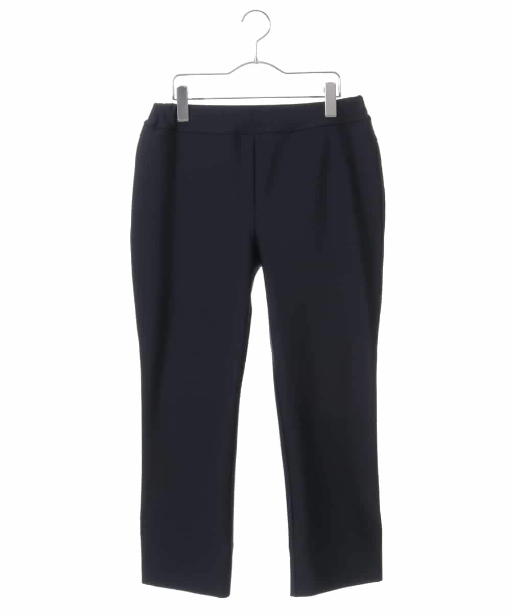 洗濯機で洗える】ベーシックストレッチパンツ(クロップド / 半端丈 洗濯機で洗える】ベーシックストレッチパンツ(クロップド / 半端丈