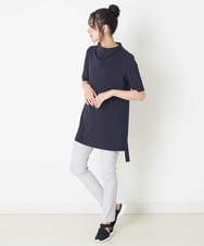 RMQIP77160 HIROKO BIS GRANDE(ヒロコ ビス グランデ) 【大きいサイズ】ストレッチレギンスパンツ /洗濯機で洗える ライトグレー