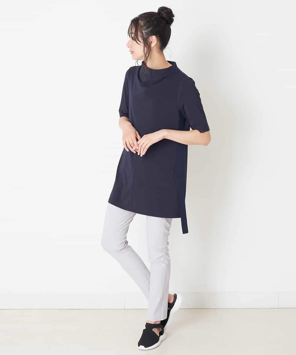 RMQIP77160 HIROKO BIS GRANDE(ヒロコ ビス グランデ) 【大きいサイズ】ストレッチレギンスパンツ /洗濯機で洗える ライトグレー