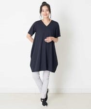 RMQIP77160 HIROKO BIS GRANDE(ヒロコ ビス グランデ) 【大きいサイズ】ストレッチレギンスパンツ /洗濯機で洗える ライトグレー