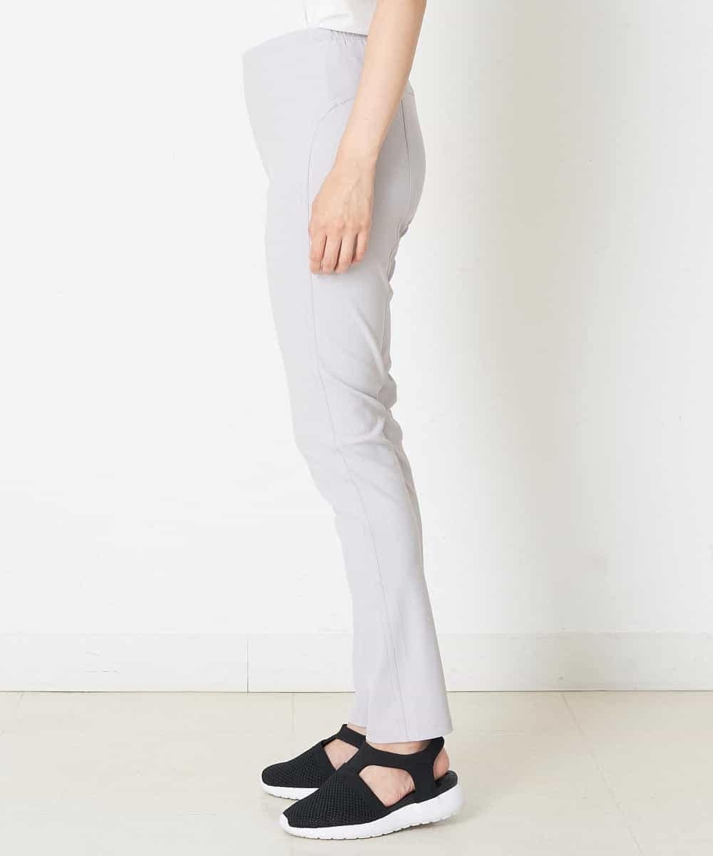 RMQIP77160 HIROKO BIS GRANDE(ヒロコ ビス グランデ) 【大きいサイズ】ストレッチレギンスパンツ /洗濯機で洗える ライトグレー