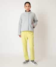 RMTDD50350 HIROKO BIS GRANDE(ヒロコ ビス グランデ) 【先行予約/大きいサイズ】ラウンドヘムショートブルゾン ライトグレー