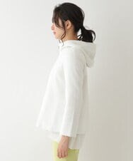 RMTDS61410 HIROKO BIS GRANDE(ヒロコ ビス グランデ) 【洗える】パンチングダンボールパーカー グレー