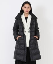 RMUAW81510 HIROKO BIS GRANDE(ヒロコ ビス グランデ) シレータフタロングダウンコート グリーン