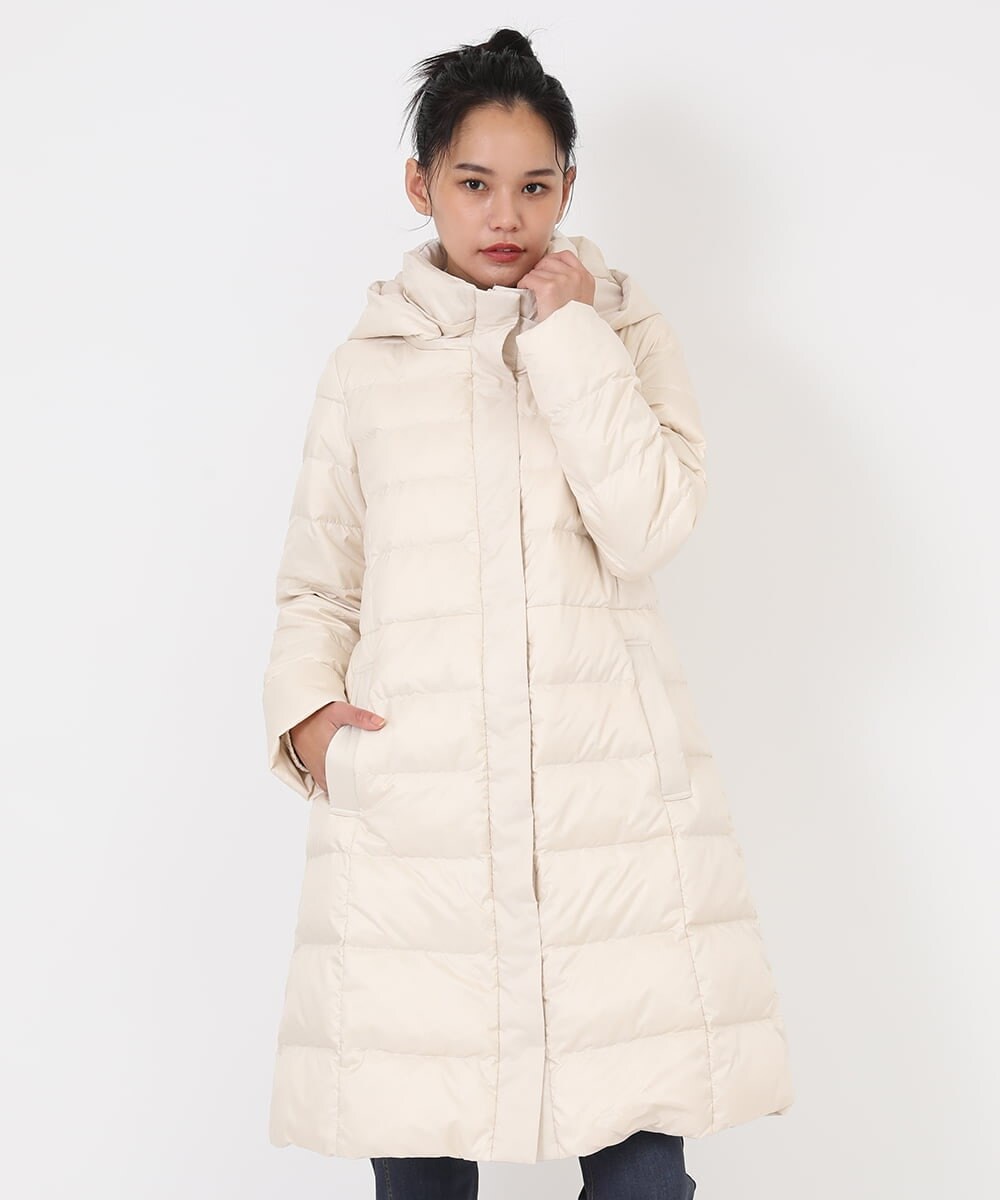 RMUAW81510 HIROKO BIS GRANDE(ヒロコ ビス グランデ) シレータフタロングダウンコート グリーン