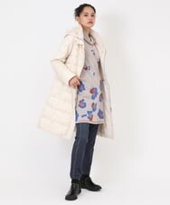 RMUAW81510 HIROKO BIS GRANDE(ヒロコ ビス グランデ) シレータフタロングダウンコート グリーン