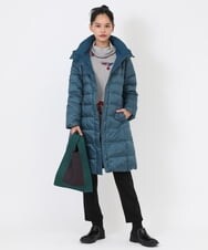 RMUAW81510 HIROKO BIS GRANDE(ヒロコ ビス グランデ) シレータフタロングダウンコート グリーン