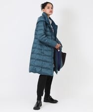 RMUAW81510 HIROKO BIS GRANDE(ヒロコ ビス グランデ) シレータフタロングダウンコート グリーン