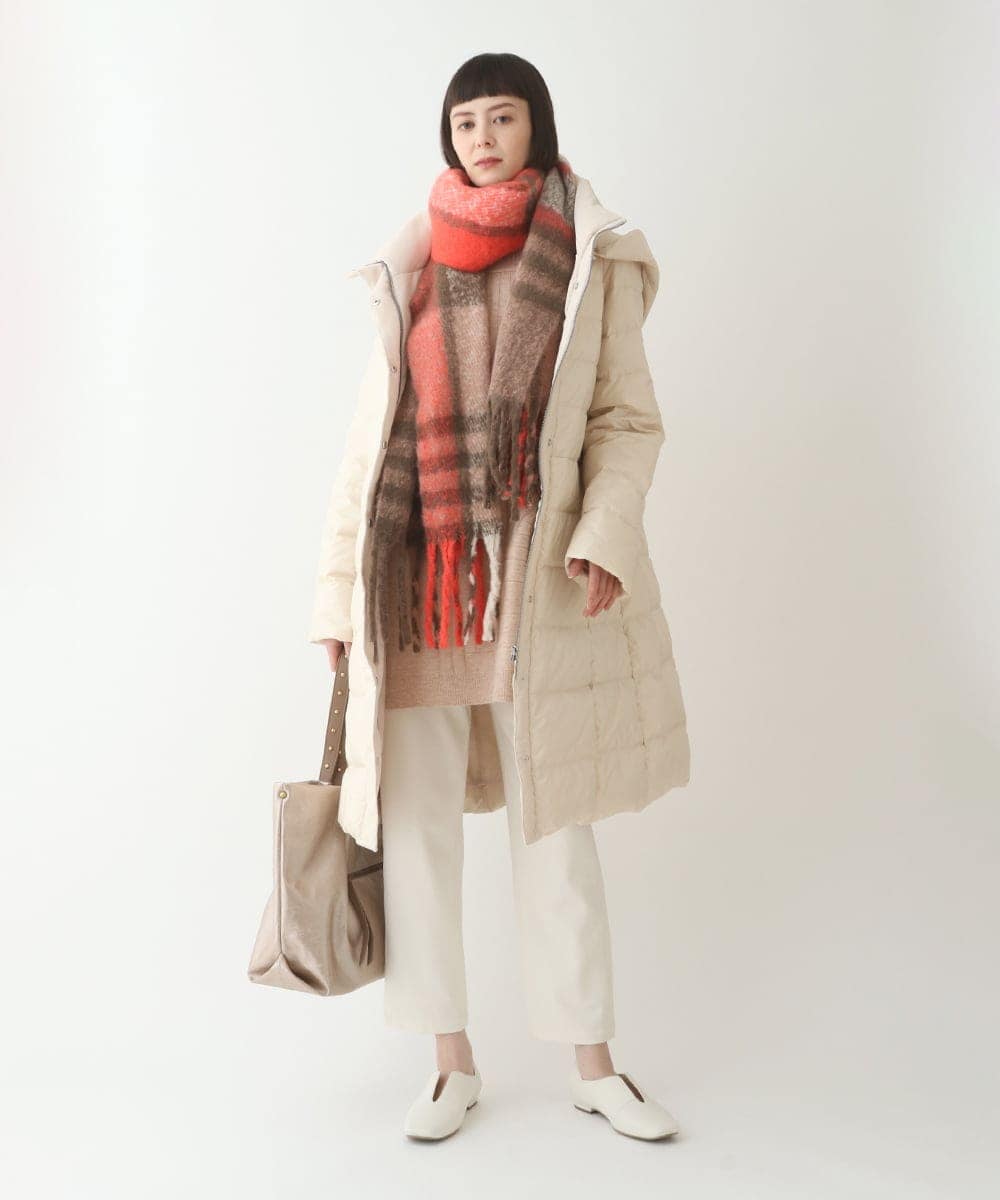 RMUAW81510 HIROKO BIS GRANDE(ヒロコ ビス グランデ) シレータフタロングダウンコート グリーン