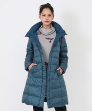 RMUAW81510 HIROKO BIS GRANDE(ヒロコ ビス グランデ) シレータフタロングダウンコート グリーン
