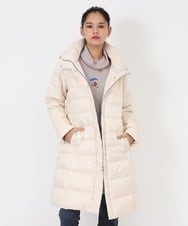 RMUAW81510 HIROKO BIS GRANDE(ヒロコ ビス グランデ) シレータフタロングダウンコート グリーン