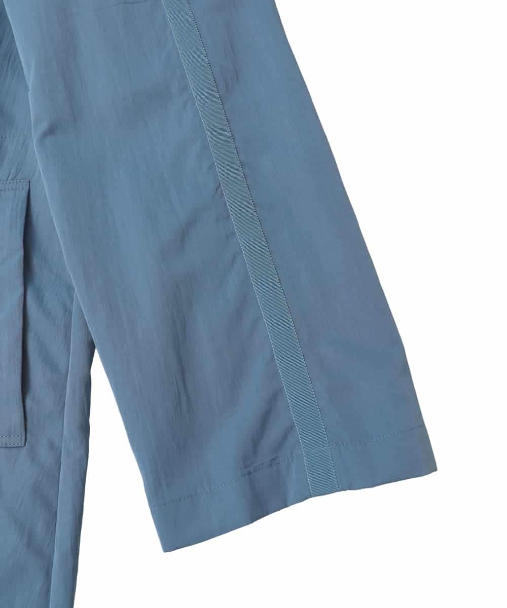 RMUDD60450 HIROKO BIS GRANDE(ヒロコ ビス グランデ) 【大きいサイズ】ビッグカラーテントラインコート ブルー