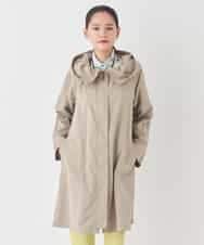 RMUDD60450 HIROKO BIS GRANDE(ヒロコ ビス グランデ) 【大きいサイズ】ビッグカラーテントラインコート ブルー