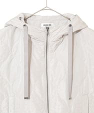 RNYAD12210 HIROKO BIS GRANDE(ヒロコ ビス グランデ) 【大きいサイズ】キルティングフーディージレ /洗える ライトグレー